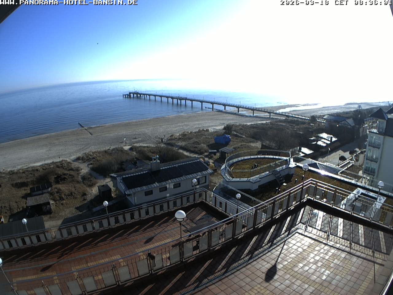 Archiv Foto Webcam Usedom: Ostseeblick an der Seebrücke Bansin