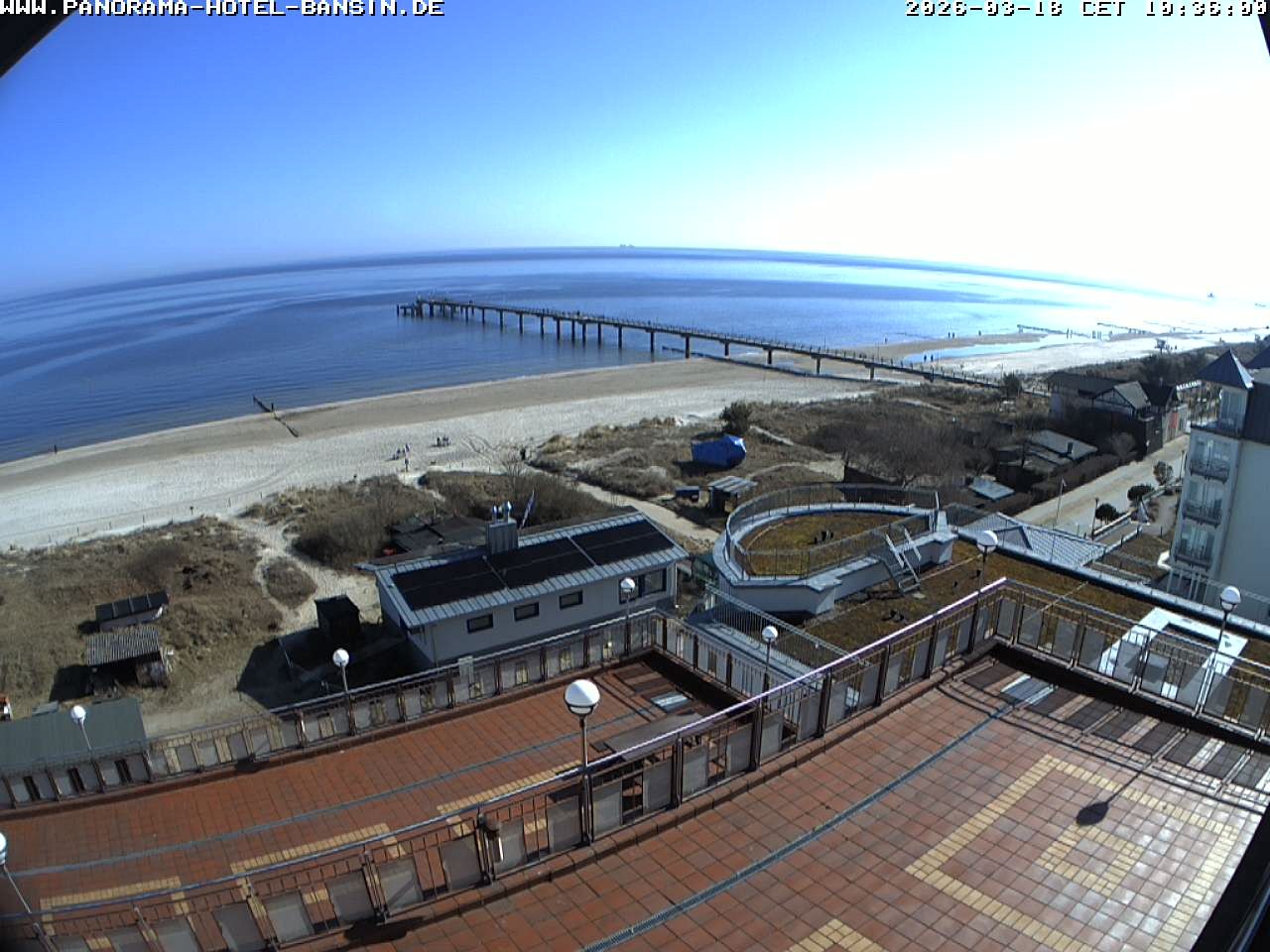 Archiv Foto Webcam Usedom: Ostseeblick an der Seebrücke Bansin