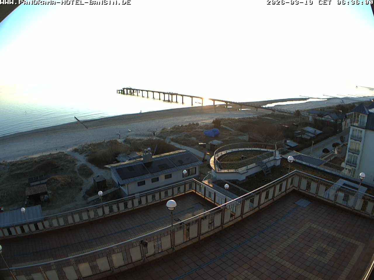 Archiv Foto Webcam Usedom: Ostseeblick an der Seebrücke Bansin