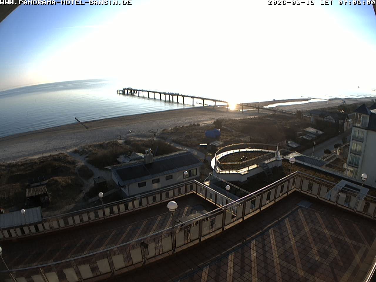 Archiv Foto Webcam Usedom: Ostseeblick an der Seebrücke Bansin