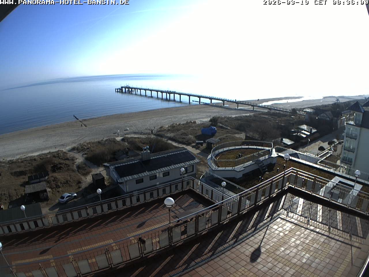 Archiv Foto Webcam Usedom: Ostseeblick an der Seebrücke Bansin