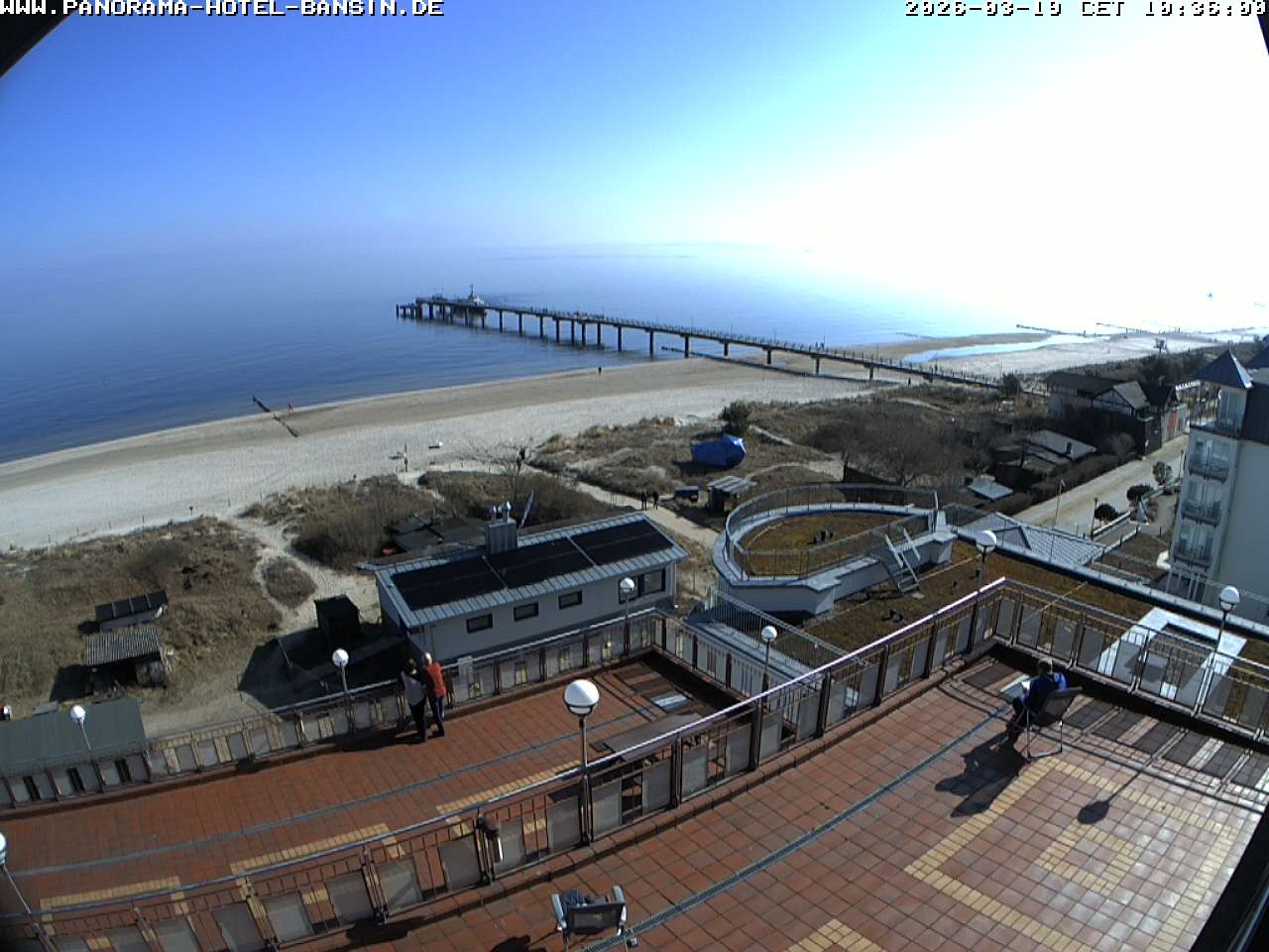 Archiv Foto Webcam Usedom: Ostseeblick an der Seebrücke Bansin