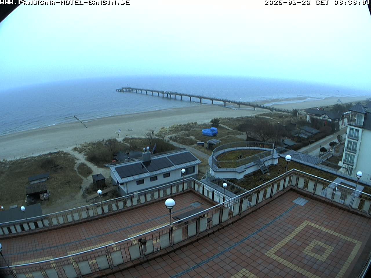 Archiv Foto Webcam Usedom: Ostseeblick an der Seebrücke Bansin