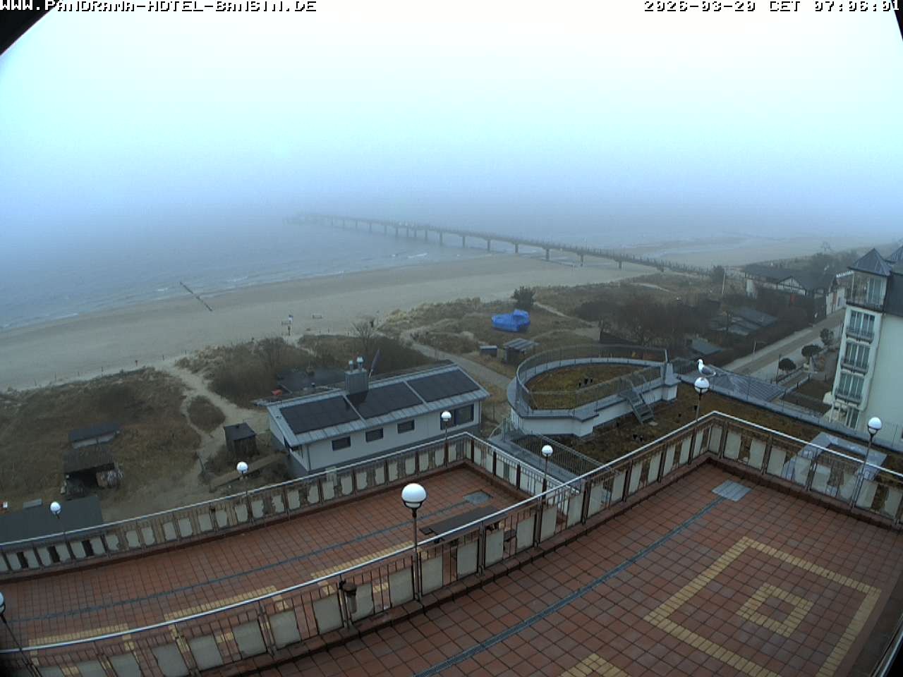 Archiv Foto Webcam Usedom: Ostseeblick an der Seebrücke Bansin