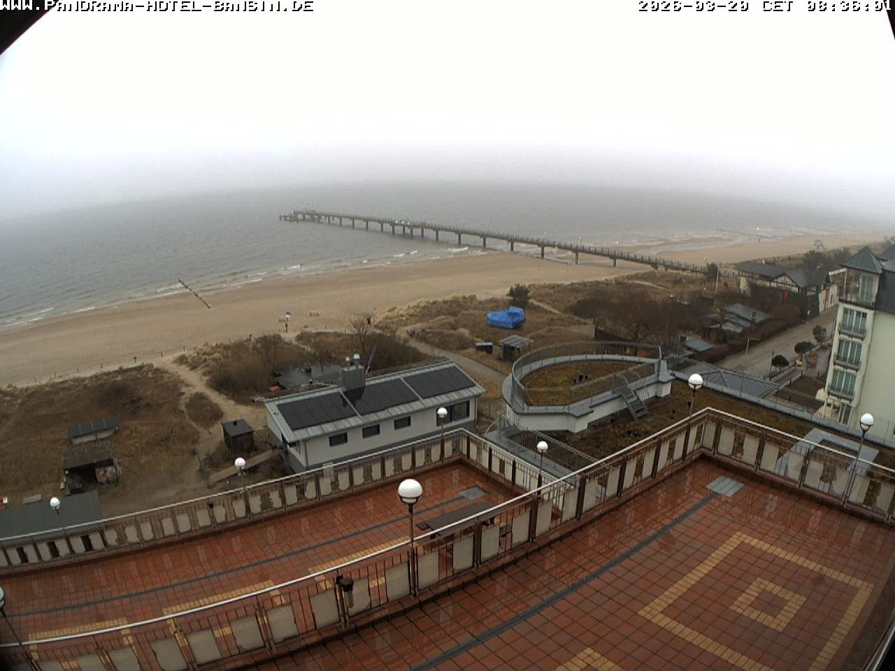 Archiv Foto Webcam Usedom: Ostseeblick an der Seebrücke Bansin