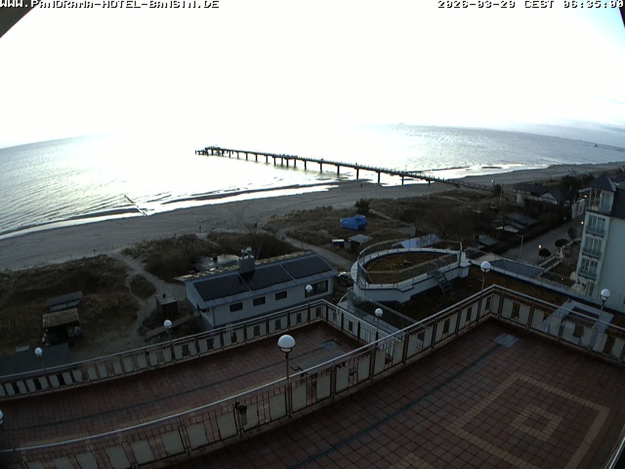 Archiv Foto Webcam Usedom: Ostseeblick an der Seebrücke Bansin