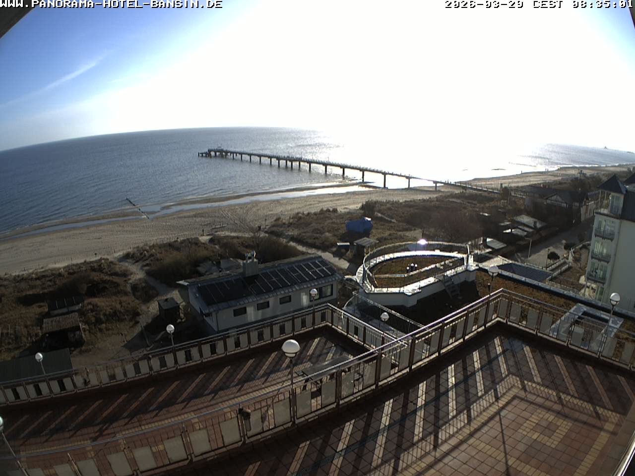 Archiv Foto Webcam Usedom: Ostseeblick an der Seebrücke Bansin