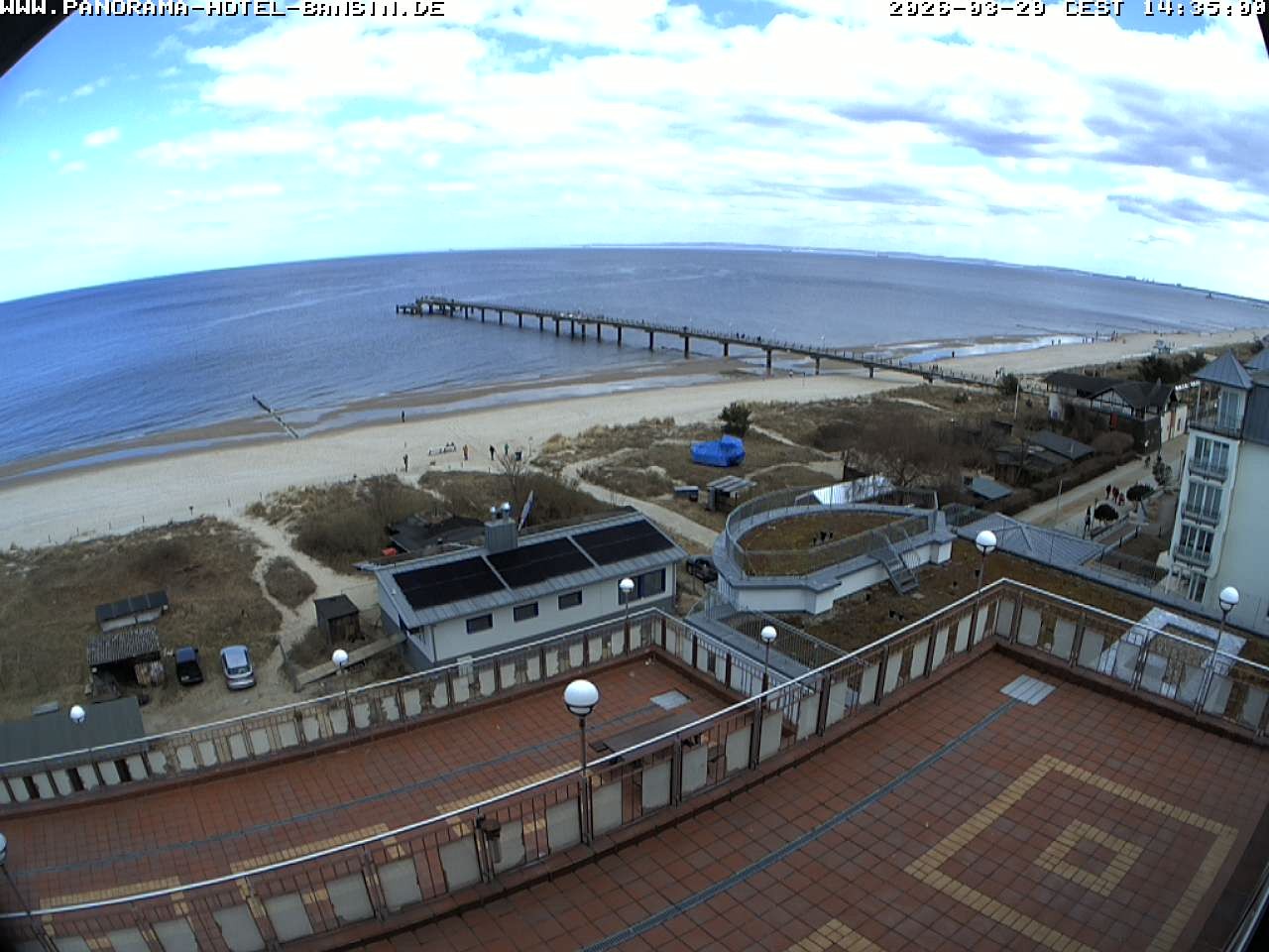 Archiv Foto Webcam Usedom: Ostseeblick an der Seebrücke Bansin