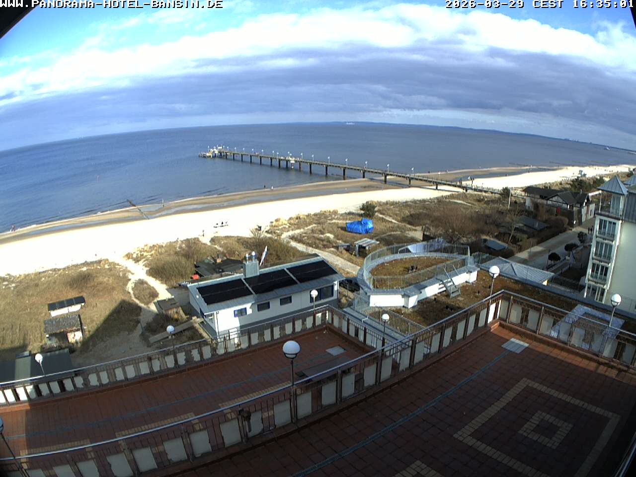 Archiv Foto Webcam Usedom: Ostseeblick an der Seebrücke Bansin