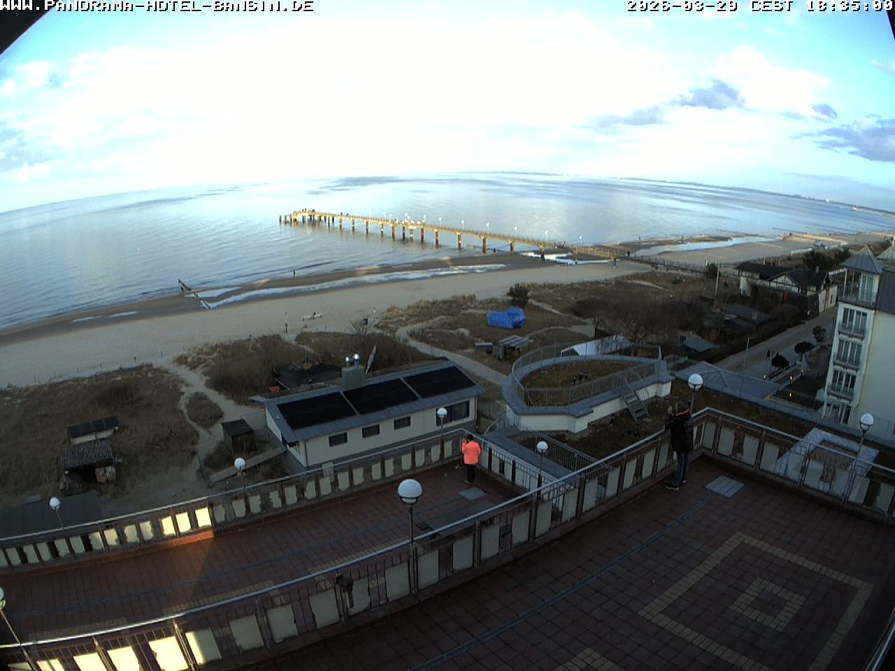 Archiv Foto Webcam Usedom: Ostseeblick an der Seebrücke Bansin