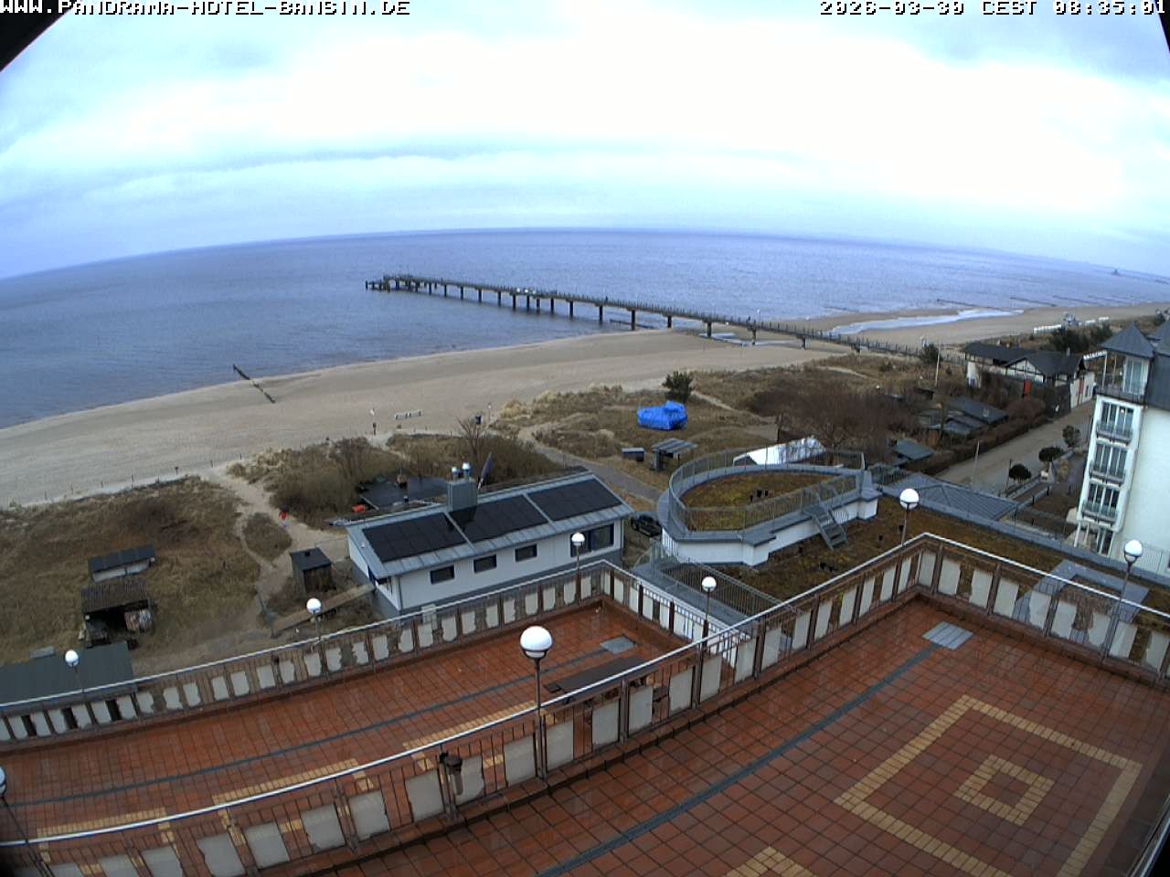 Archiv Foto Webcam Usedom: Ostseeblick an der Seebrücke Bansin