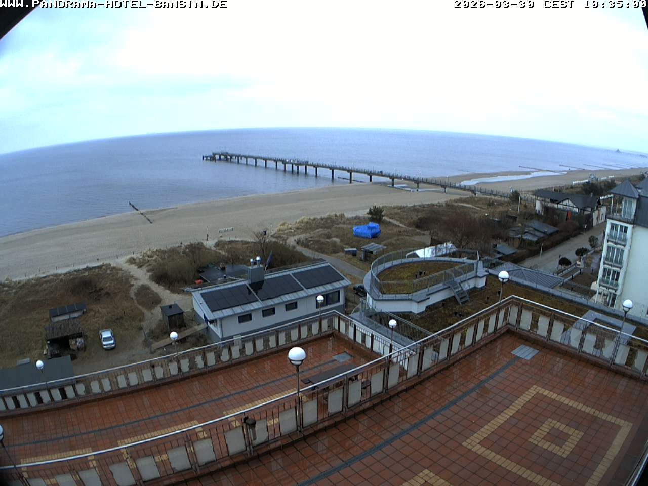 Archiv Foto Webcam Usedom: Ostseeblick an der Seebrücke Bansin