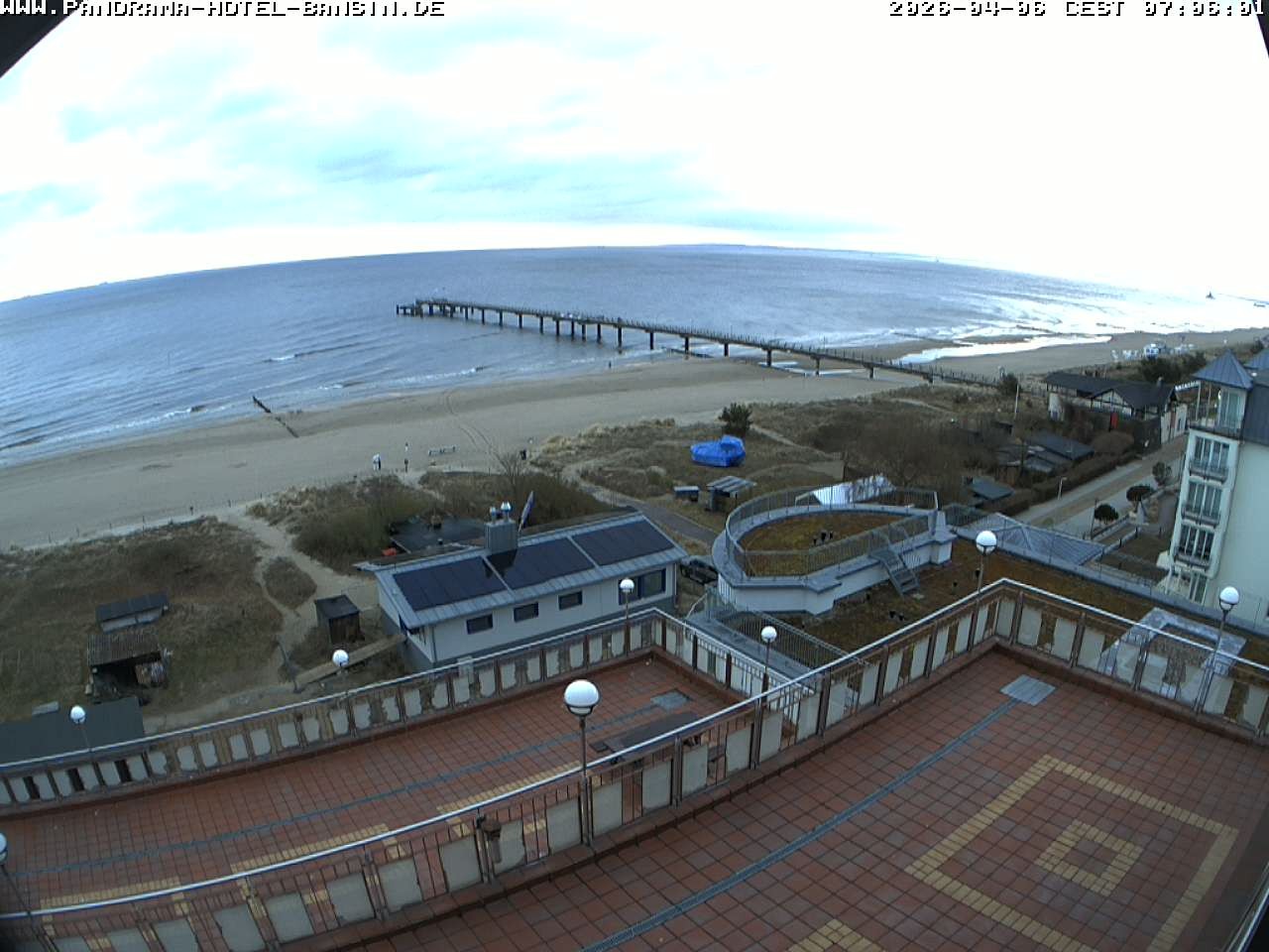 Archived image Webcam Pier Bansin at Baltic Sea - Island of Usedom
