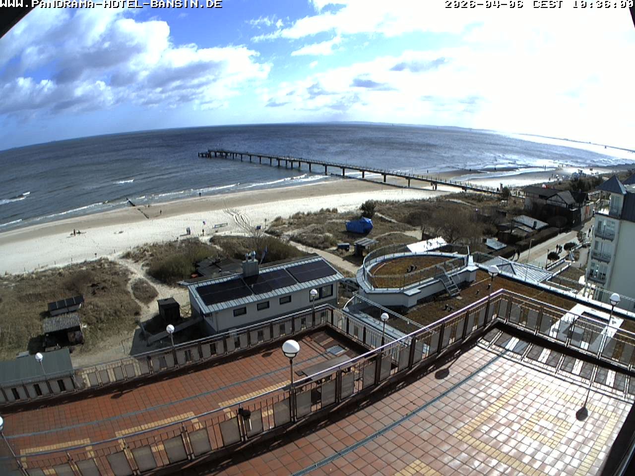 Archiv Foto Webcam Usedom: Ostseeblick an der Seebrücke Bansin
