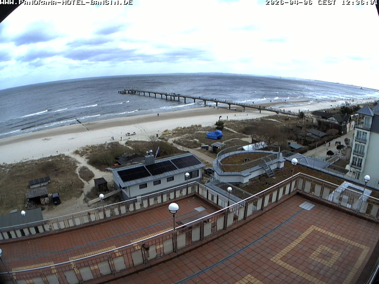 Archiv Foto Webcam Usedom: Ostseeblick an der Seebrücke Bansin