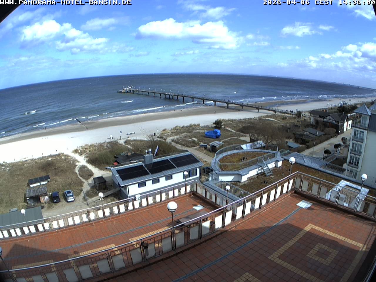 Archiv Foto Webcam Usedom: Ostseeblick an der Seebrücke Bansin