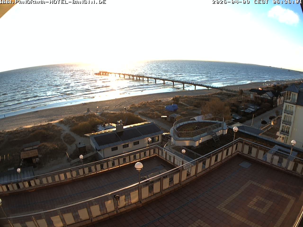 Archived image Webcam Pier Bansin at Baltic Sea - Island of Usedom