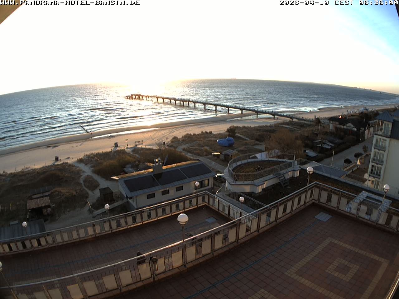 Archiv Foto Webcam Usedom: Ostseeblick an der Seebrücke Bansin
