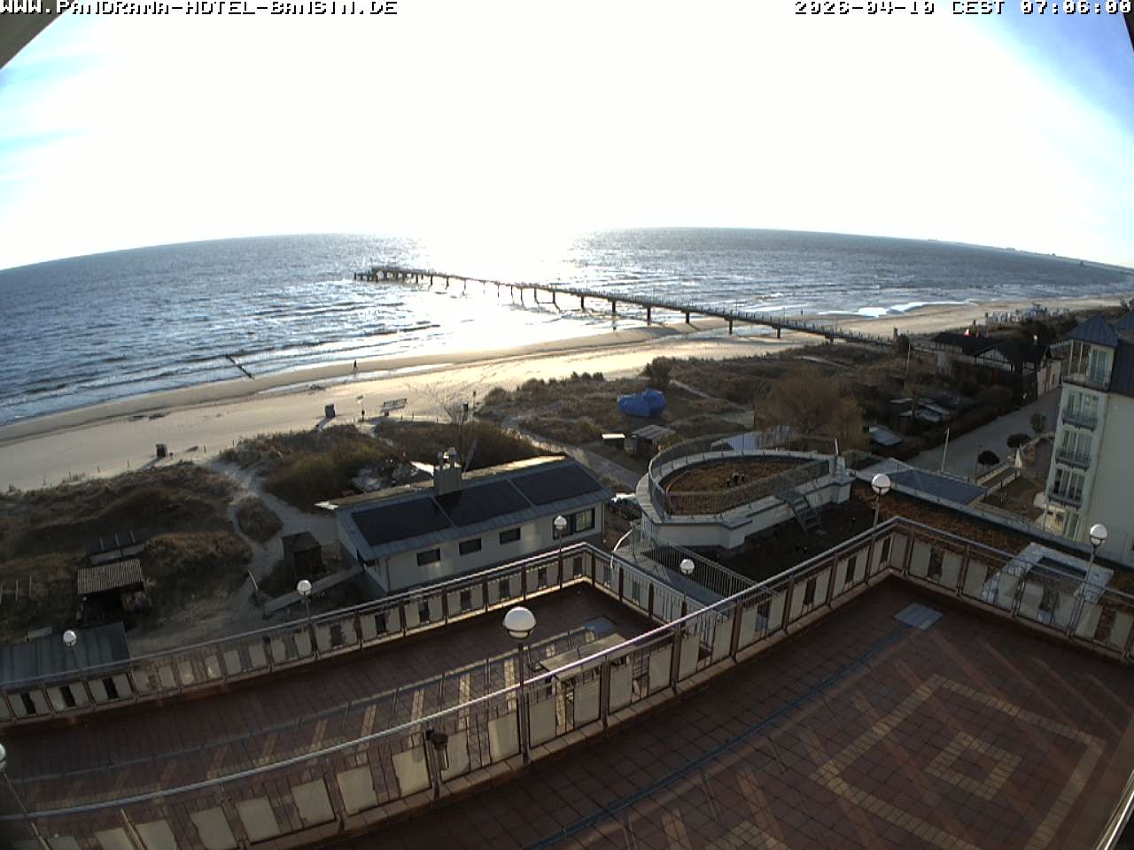 Archiv Foto Webcam Usedom: Ostseeblick an der Seebrücke Bansin
