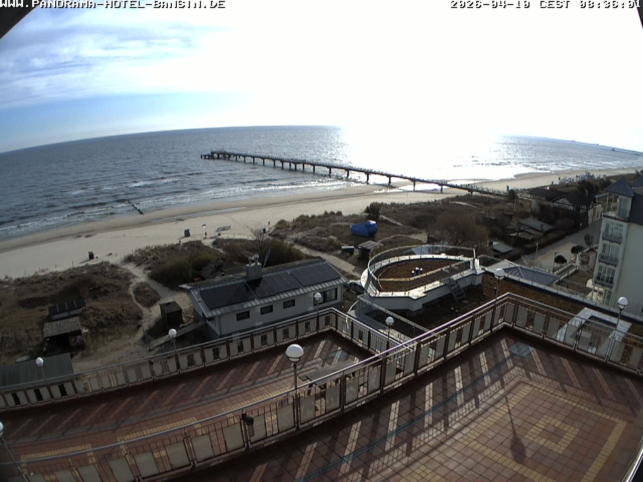 Archiv Foto Webcam Usedom: Ostseeblick an der Seebrücke Bansin