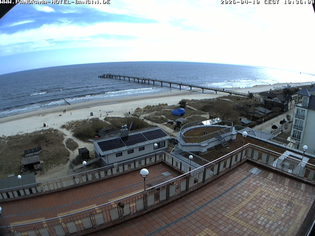 Archiv Foto Webcam Usedom: Ostseeblick an der Seebrücke Bansin