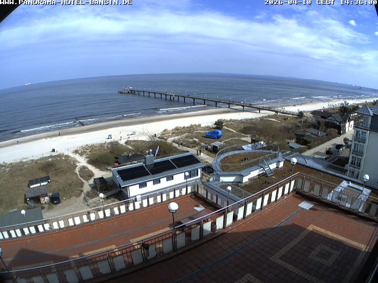 Archiv Foto Webcam Usedom: Ostseeblick an der Seebrücke Bansin