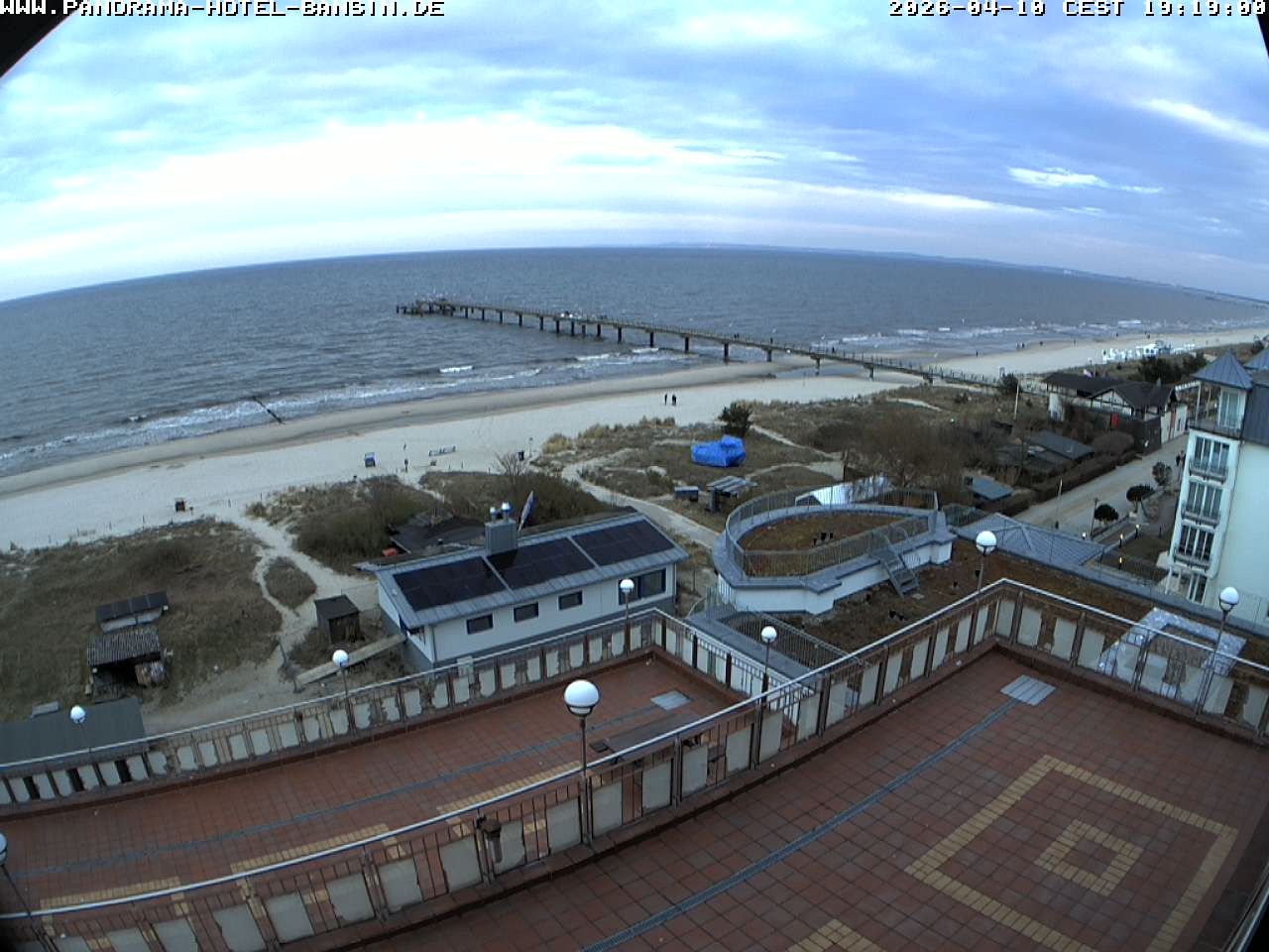Archiv Foto Webcam Usedom: Ostseeblick an der Seebrücke Bansin