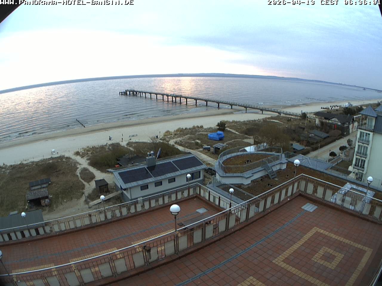 Archived image Webcam Pier Bansin at Baltic Sea - Island of Usedom