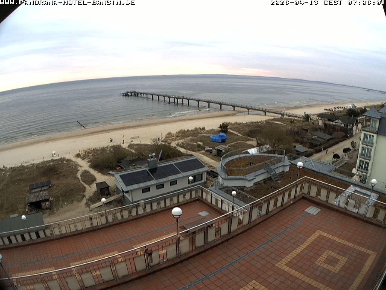 Archived image Webcam Pier Bansin at Baltic Sea - Island of Usedom