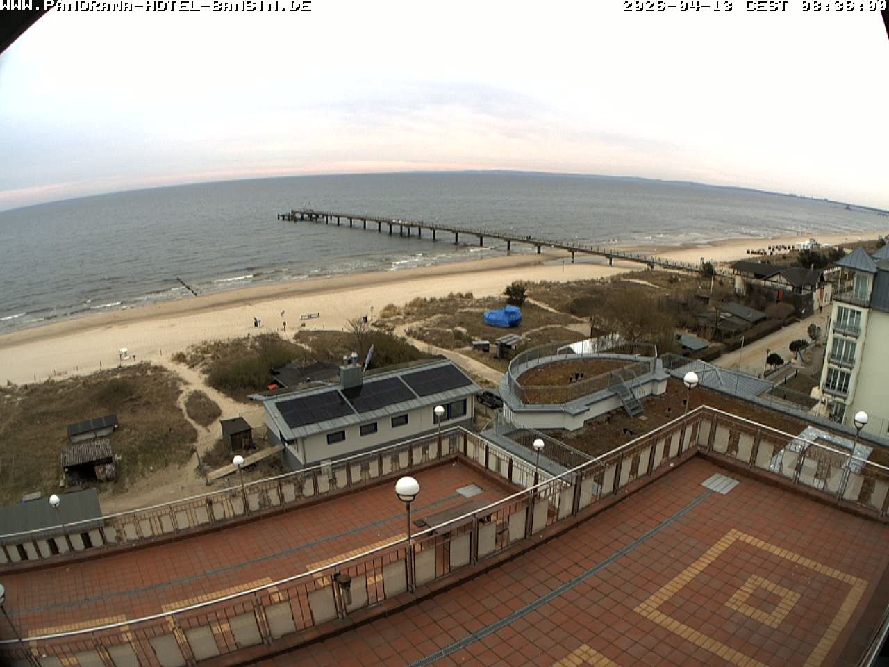Archived image Webcam Pier Bansin at Baltic Sea - Island of Usedom