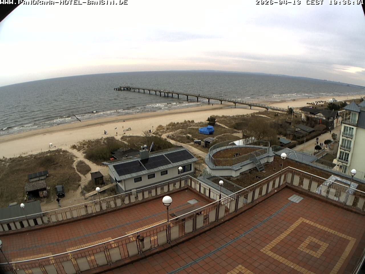 Archived image Webcam Pier Bansin at Baltic Sea - Island of Usedom