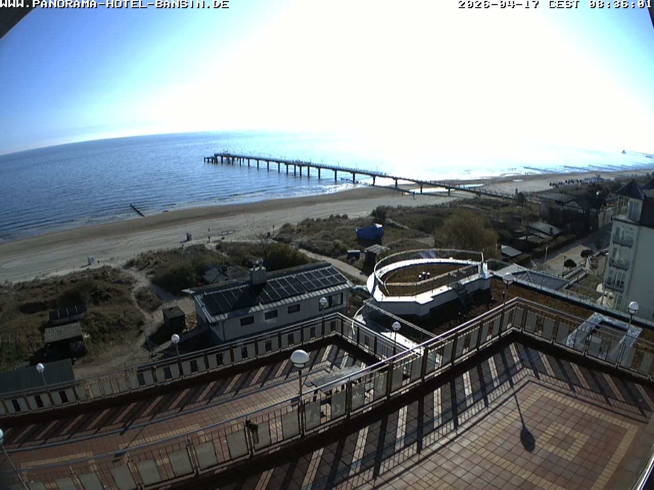 Archived image Webcam Pier Bansin at Baltic Sea - Island of Usedom