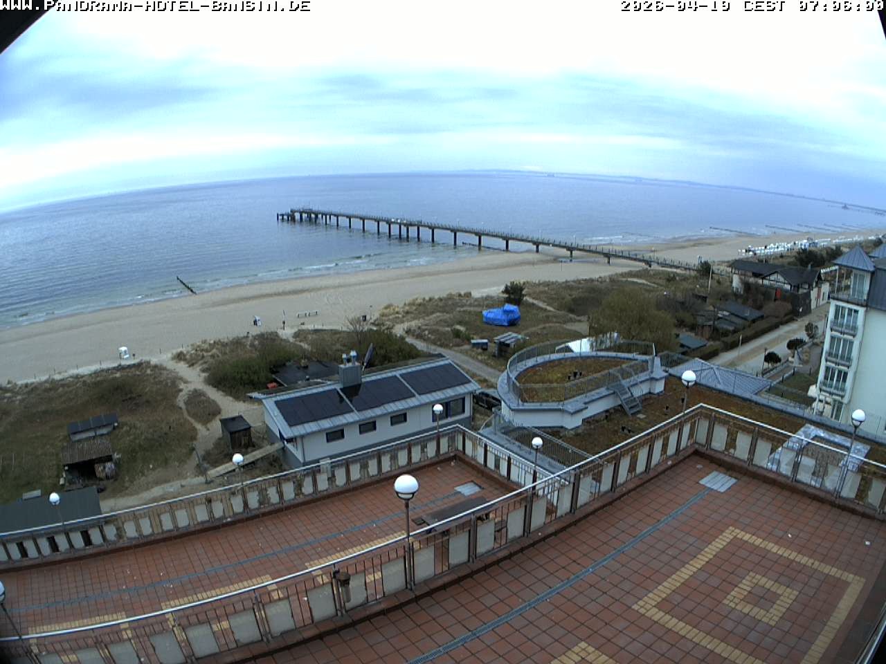Archiv Foto Webcam Usedom: Ostseeblick an der Seebrücke Bansin