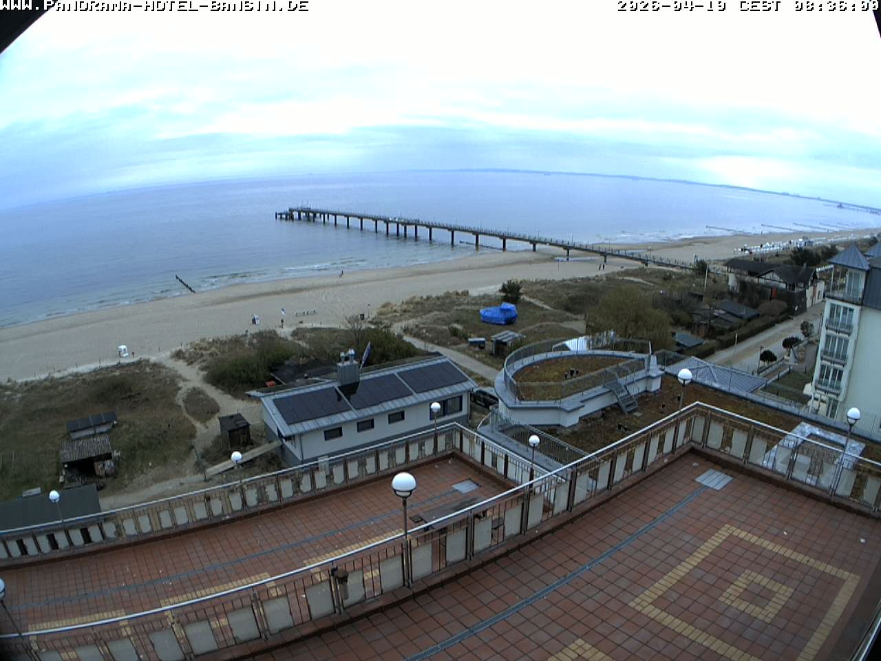 Archiv Foto Webcam Usedom: Ostseeblick an der Seebrücke Bansin