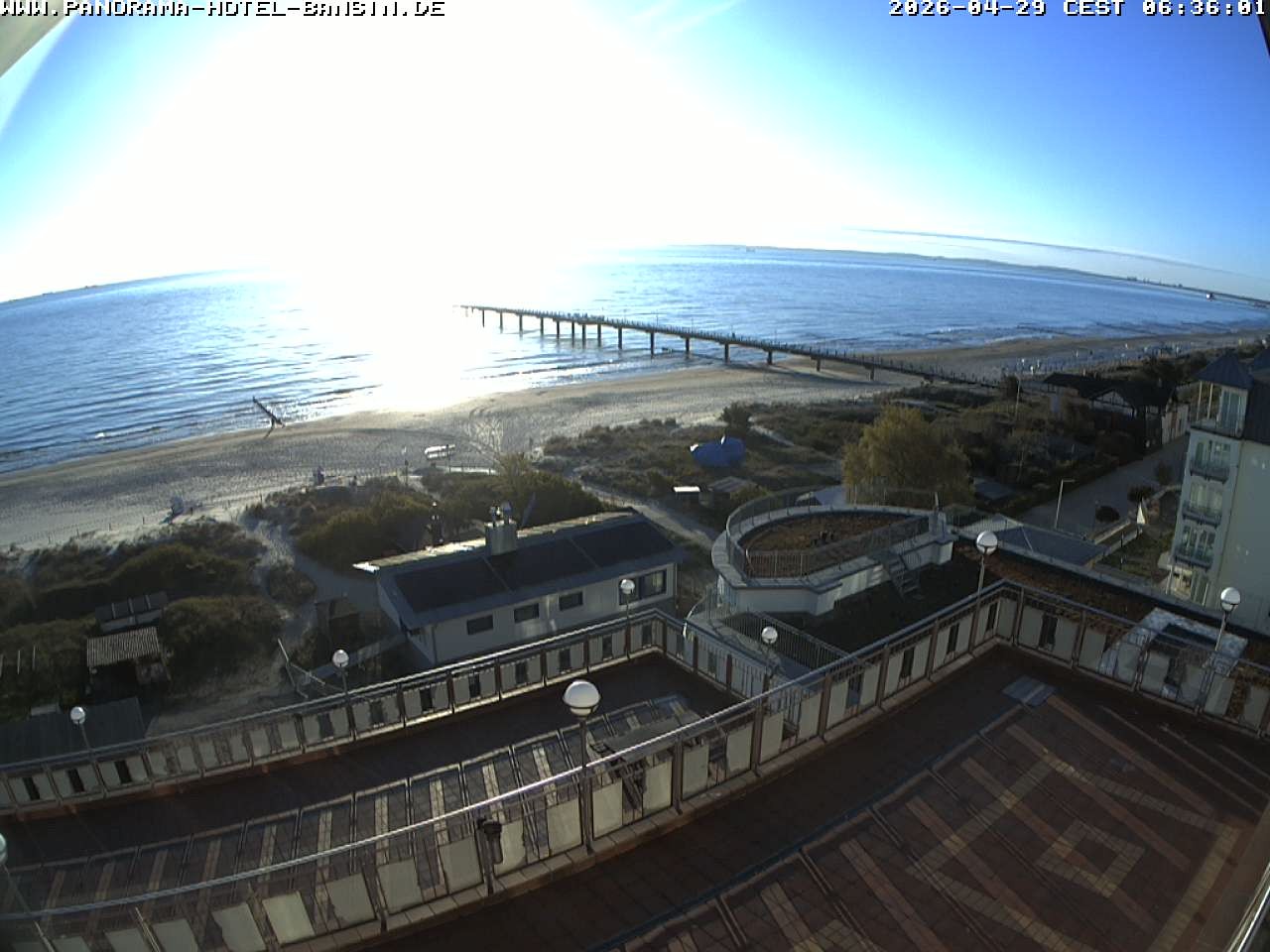 Archiv Foto Webcam Usedom: Ostseeblick an der Seebrücke Bansin