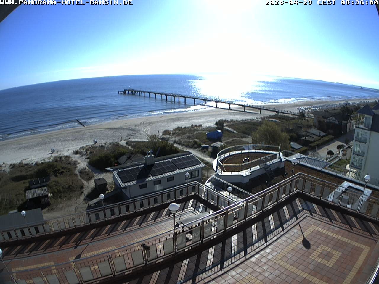 Archiv Foto Webcam Usedom: Ostseeblick an der Seebrücke Bansin