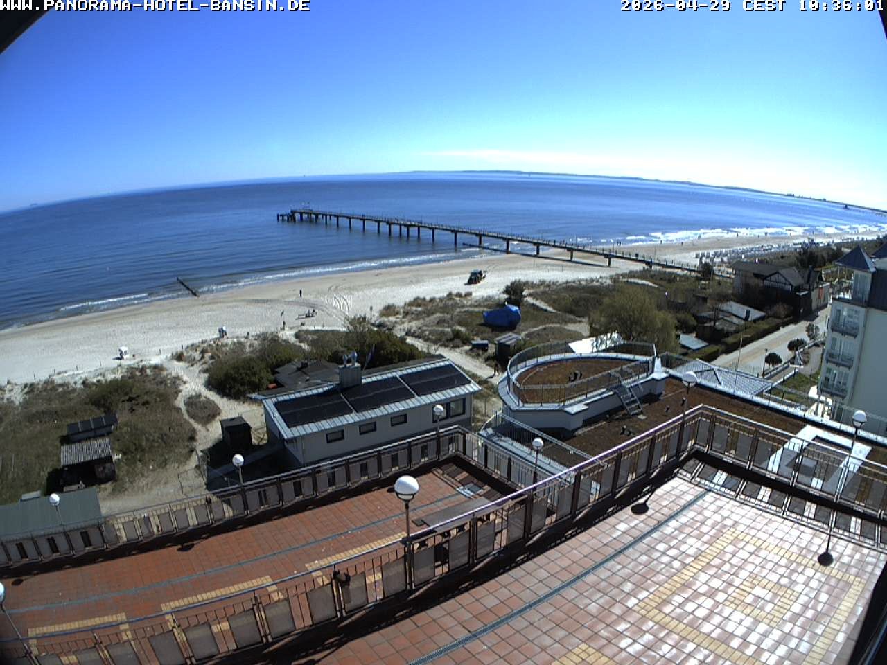 Archiv Foto Webcam Usedom: Ostseeblick an der Seebrücke Bansin
