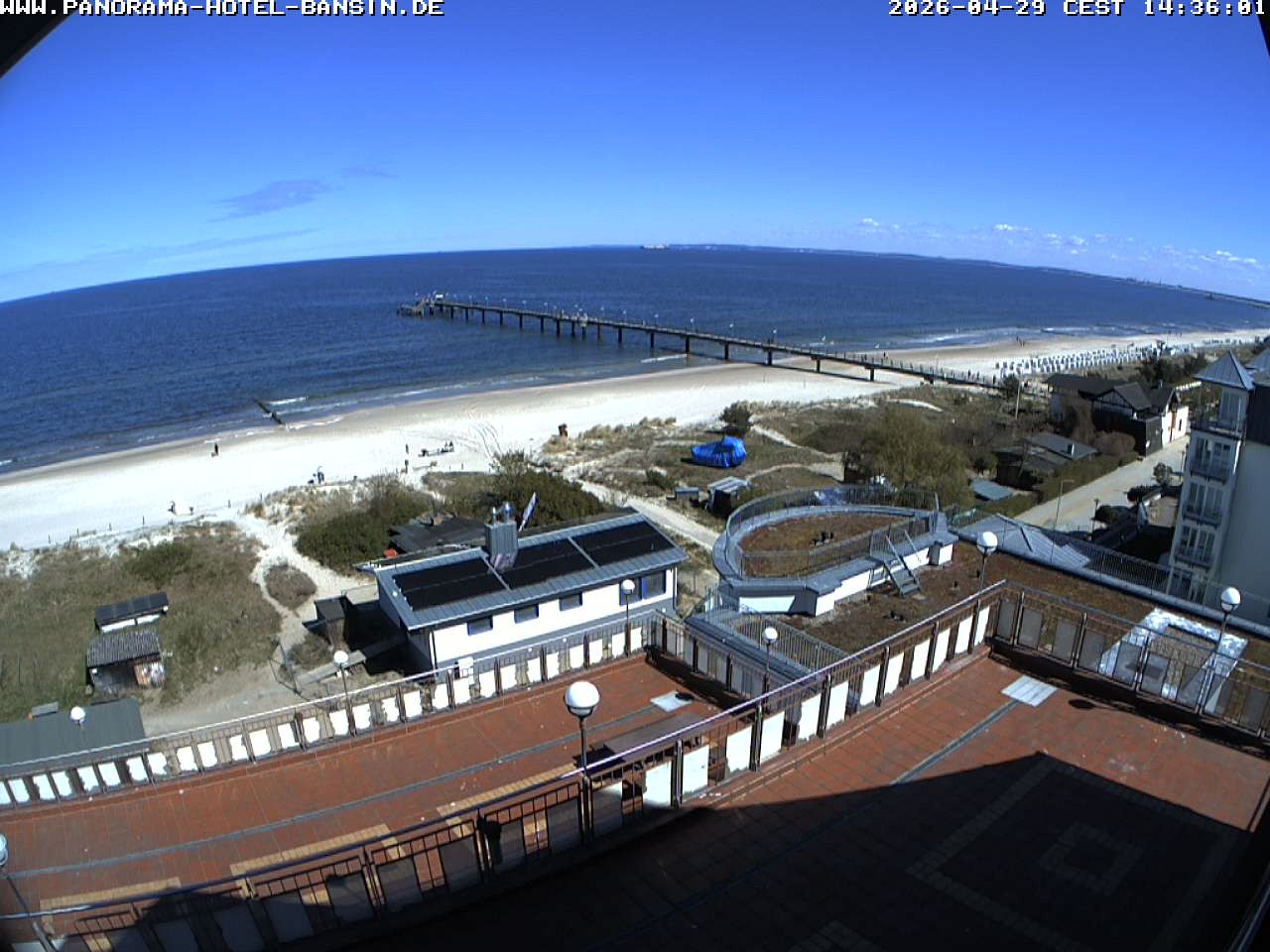 Archiv Foto Webcam Usedom: Ostseeblick an der Seebrücke Bansin