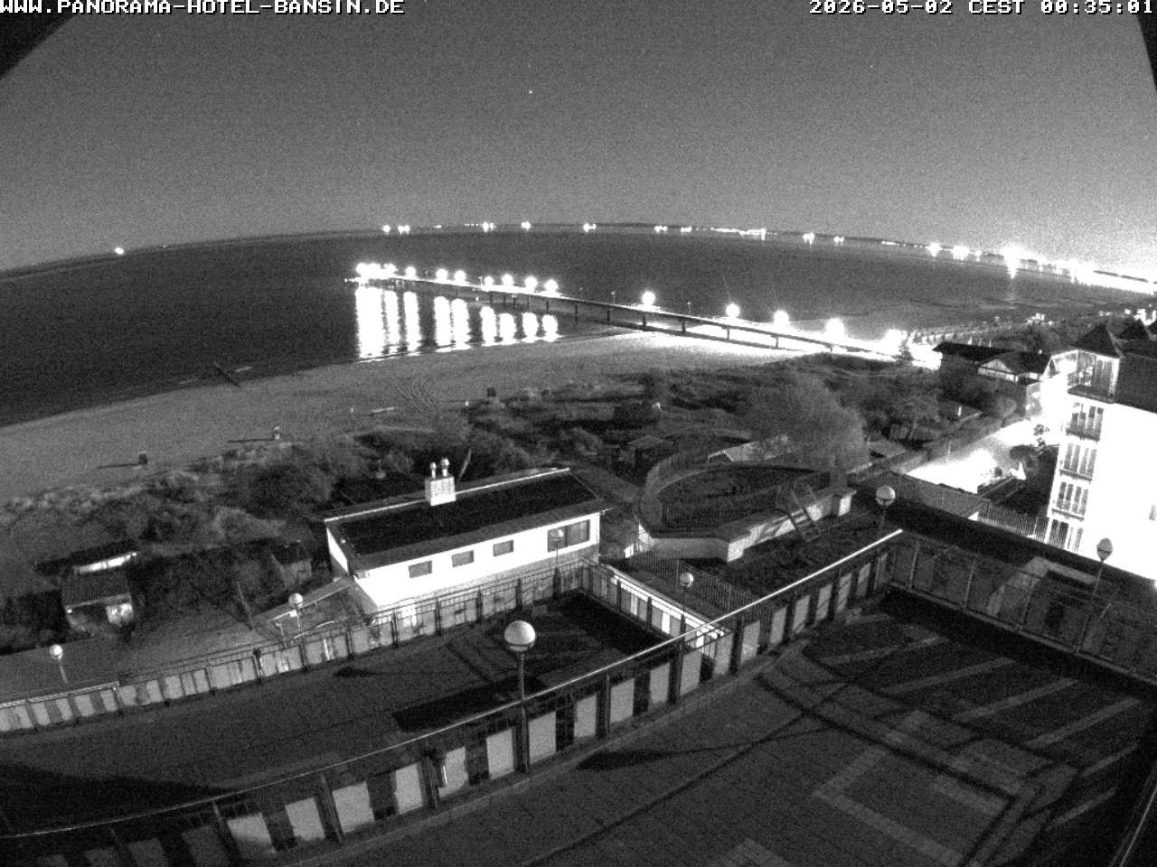 Archiv Foto Webcam Usedom: Ostseeblick an der Seebrücke Bansin