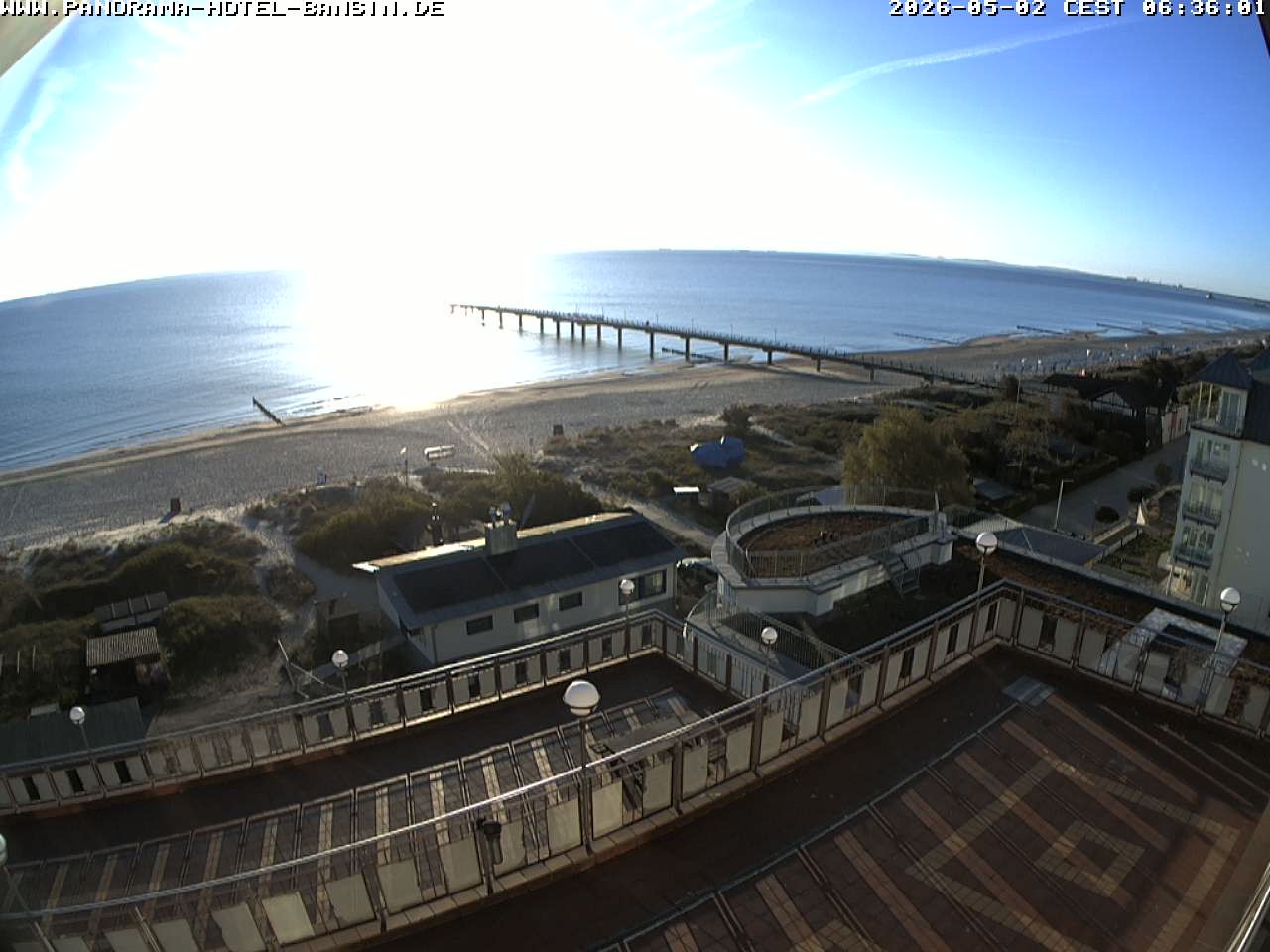 Archiv Foto Webcam Usedom: Ostseeblick an der Seebrücke Bansin