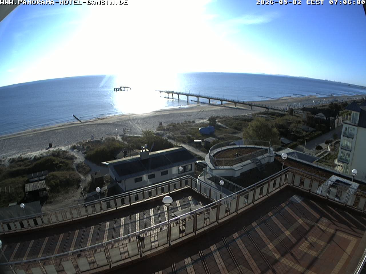 Archiv Foto Webcam Usedom: Ostseeblick an der Seebrücke Bansin
