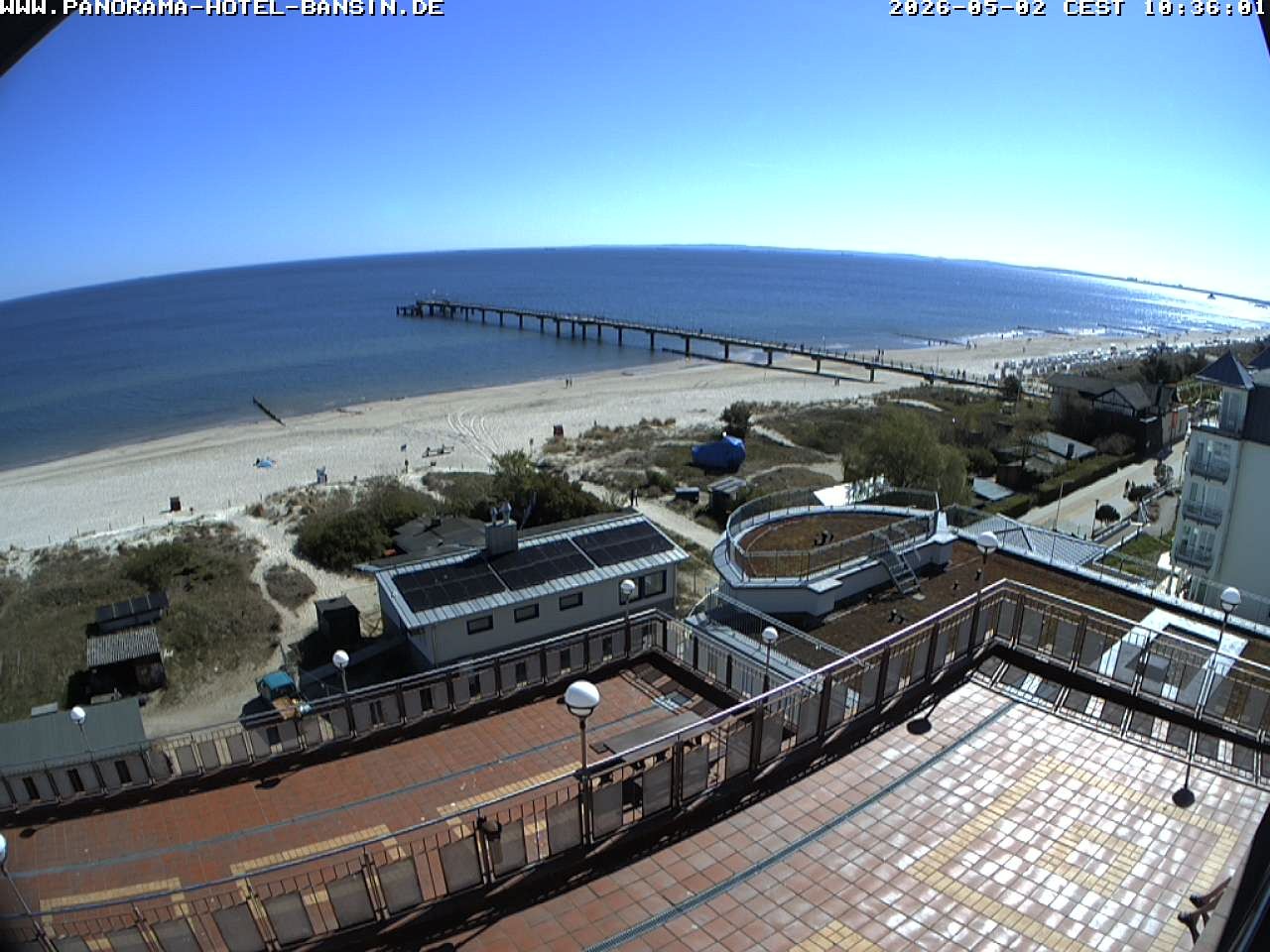 Archiv Foto Webcam Usedom: Ostseeblick an der Seebrücke Bansin