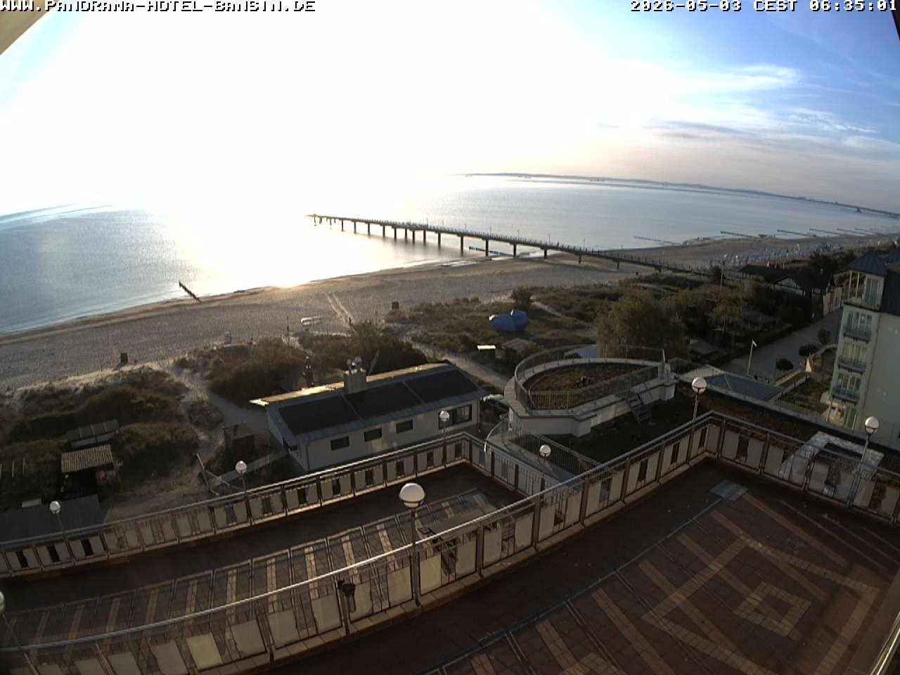 Archived image Webcam Pier Bansin at Baltic Sea - Island of Usedom