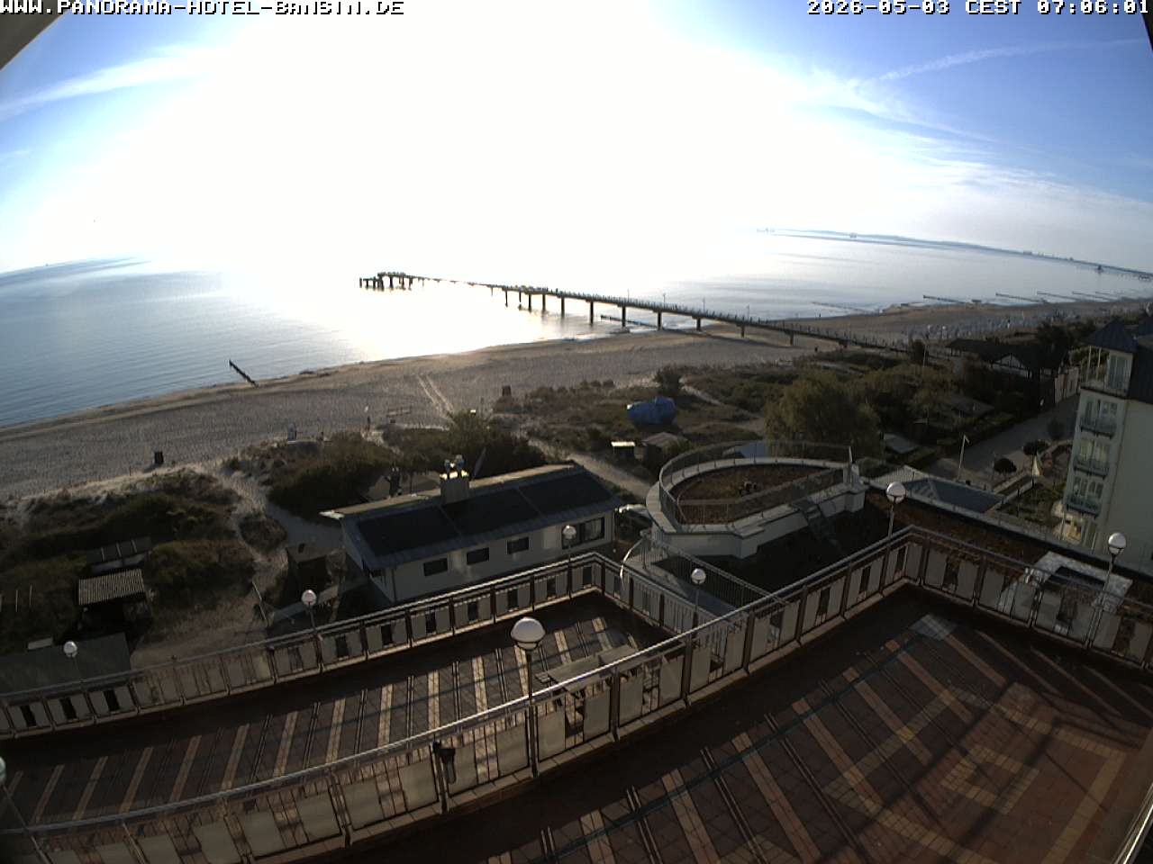 Archived image Webcam Pier Bansin at Baltic Sea - Island of Usedom