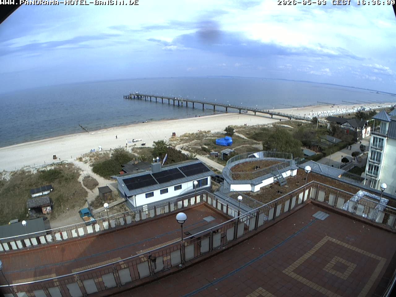 Archived image Webcam Pier Bansin at Baltic Sea - Island of Usedom