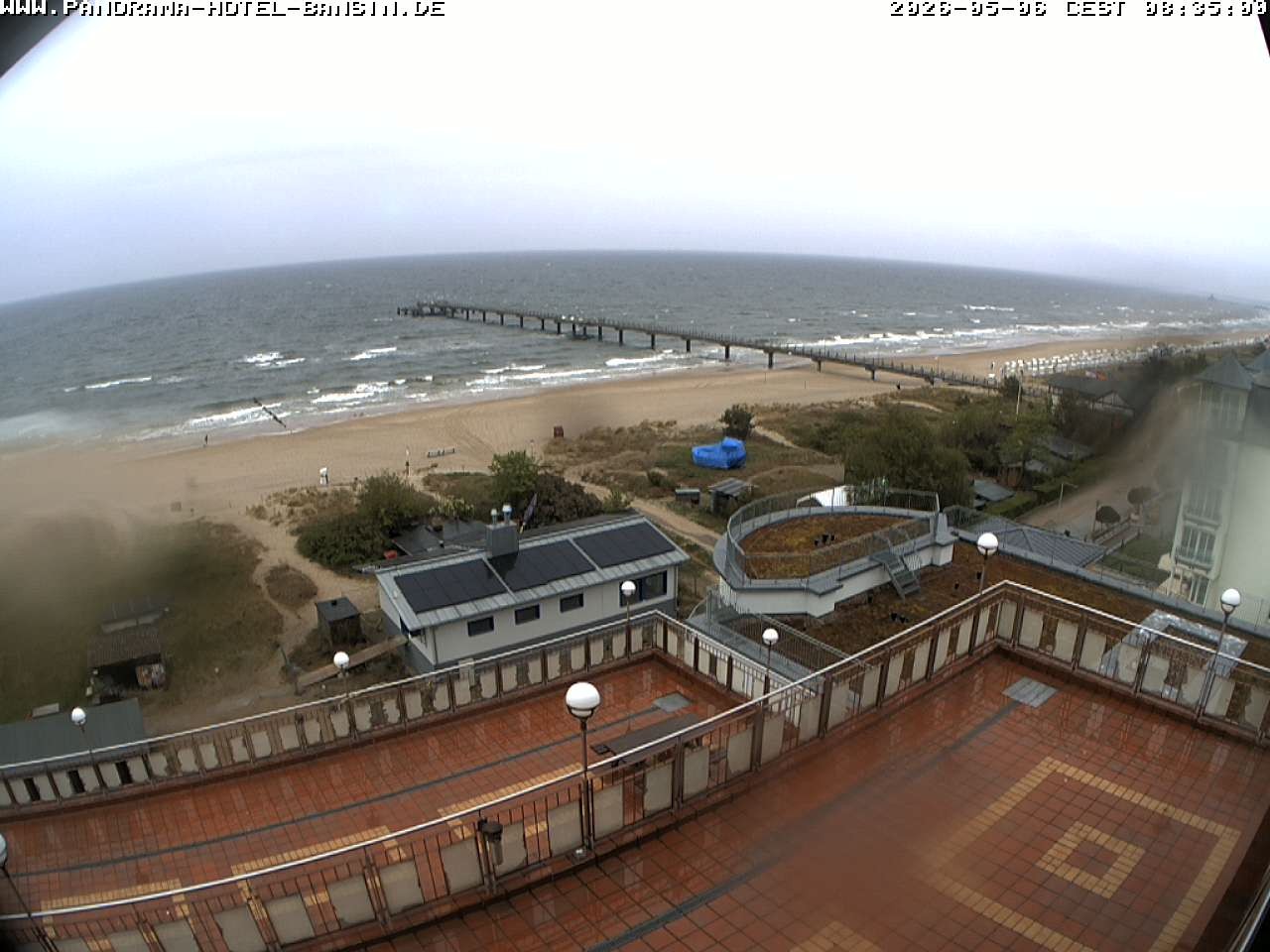 Archiv Foto Webcam Usedom: Ostseeblick an der Seebrücke Bansin