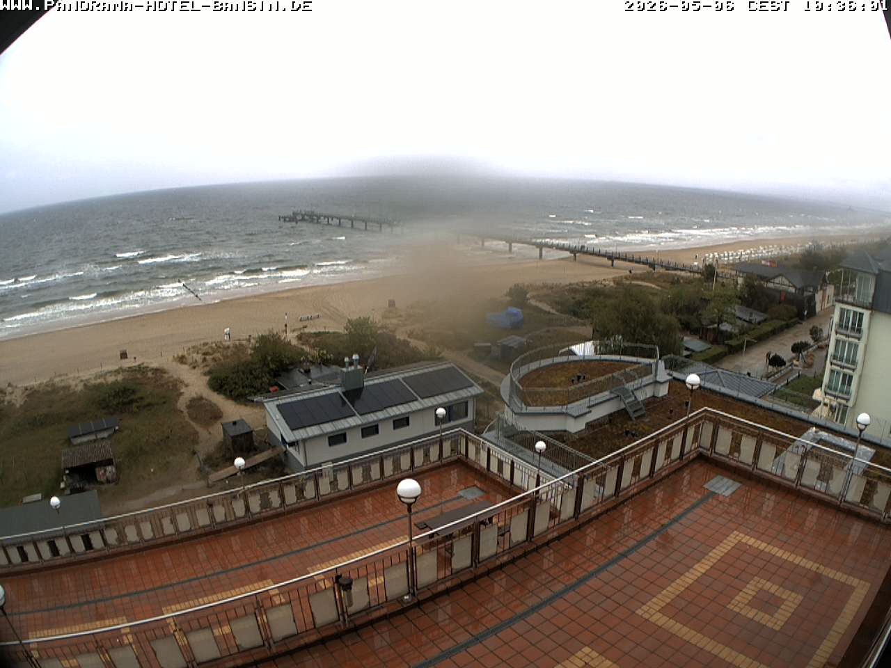 Archiv Foto Webcam Usedom: Ostseeblick an der Seebrücke Bansin