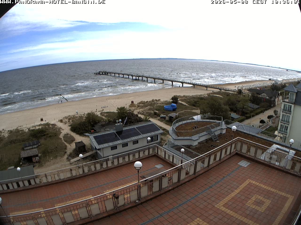 Archived image Webcam Pier Bansin at Baltic Sea - Island of Usedom