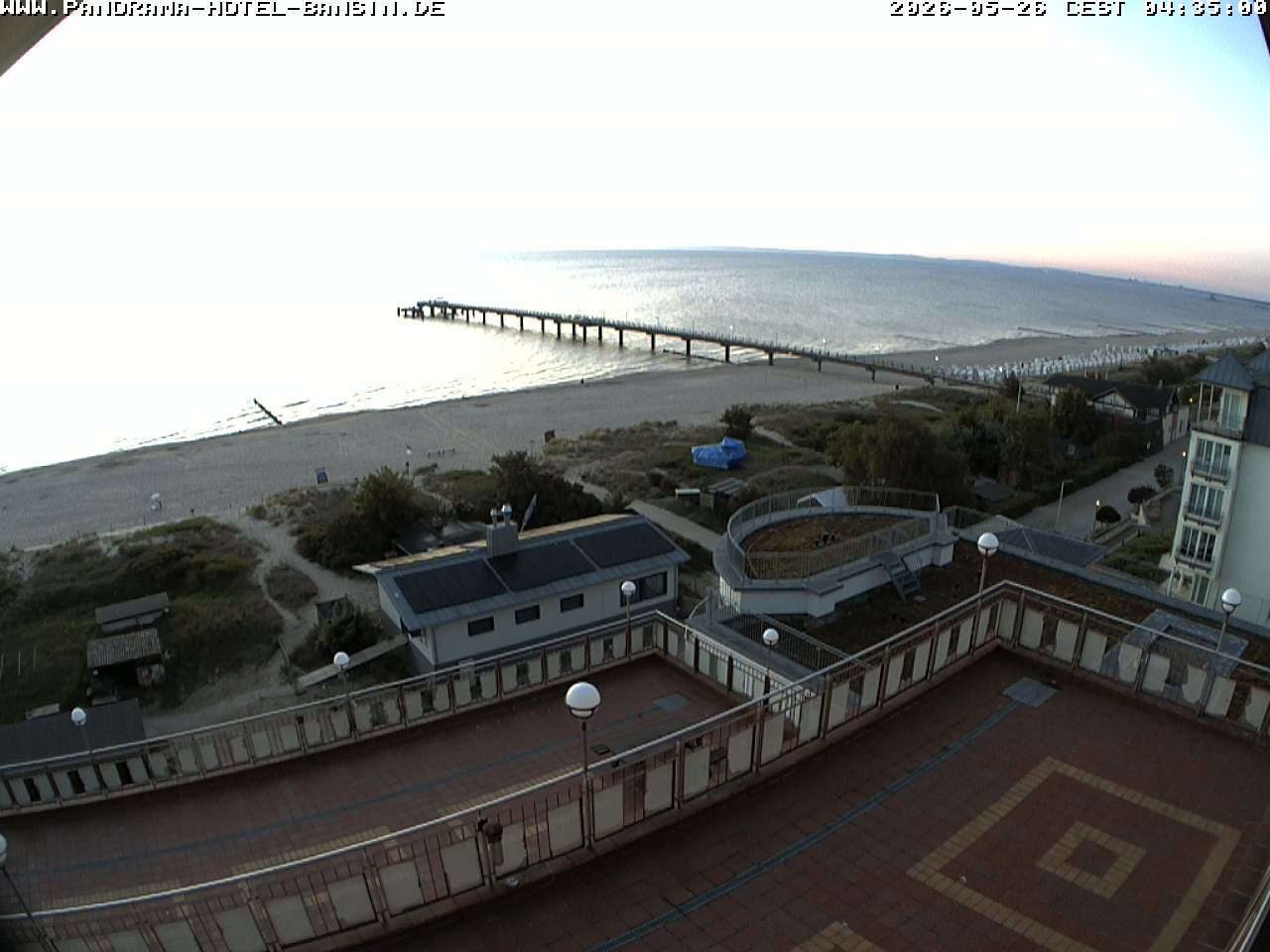 Archived image Webcam Pier Bansin at Baltic Sea - Island of Usedom