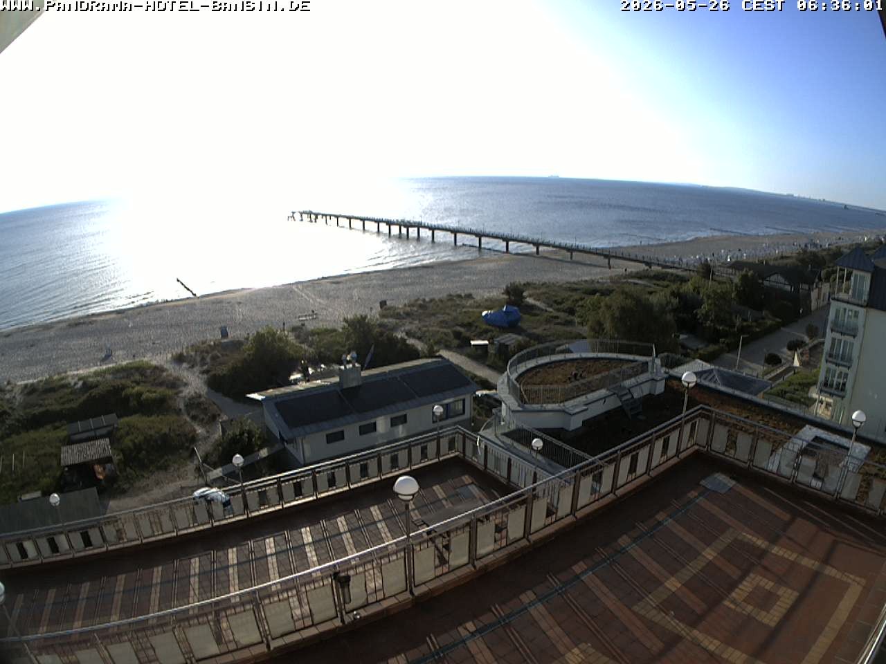 Archived image Webcam Pier Bansin at Baltic Sea - Island of Usedom